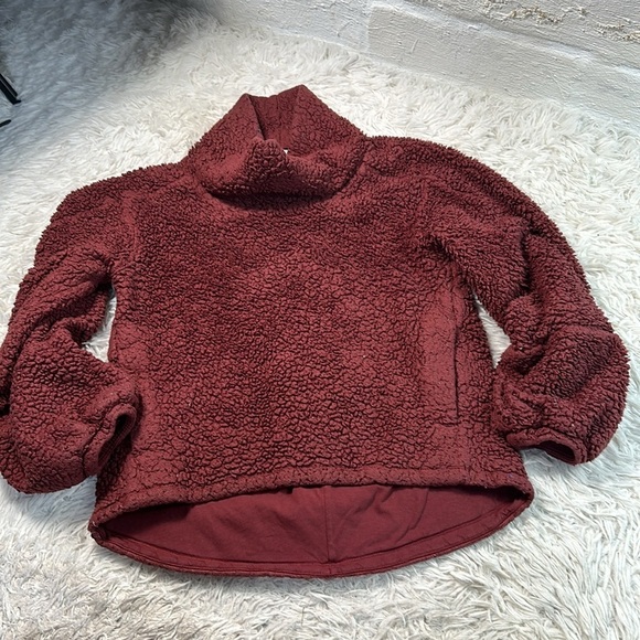Lululemon Warm Restore Sherpa Pullover Savannah - Picture 1 of 8